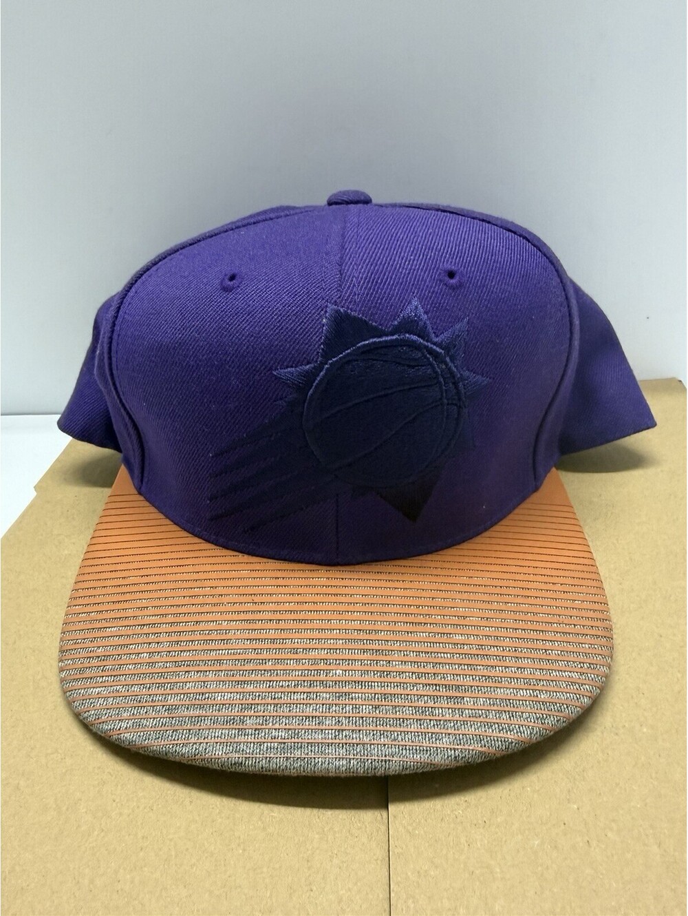 Vintage Phoenix Suns Snapback Hat Lot Mitchell & Ness NBA Competitor Used